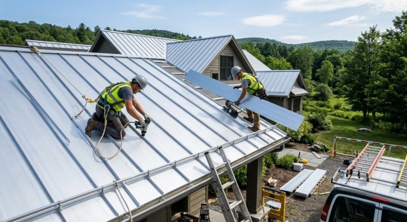 Aluminum Roof Installation