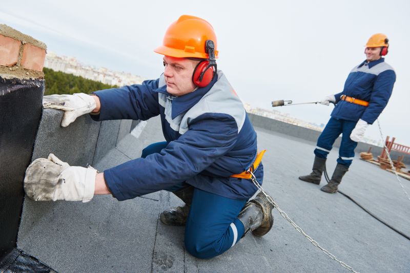 Commercial Roof Installation detail