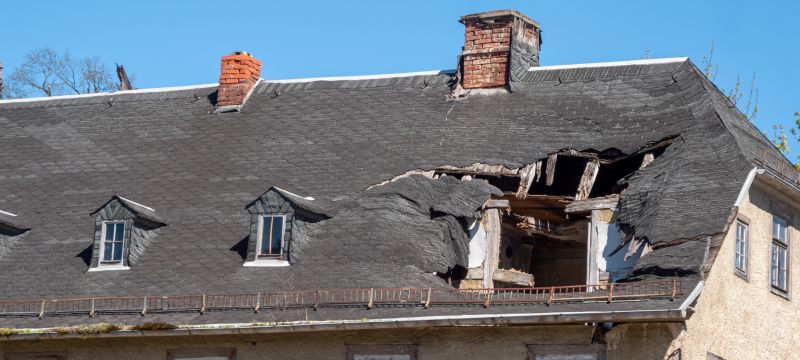 Damaged Roof Replacement detail