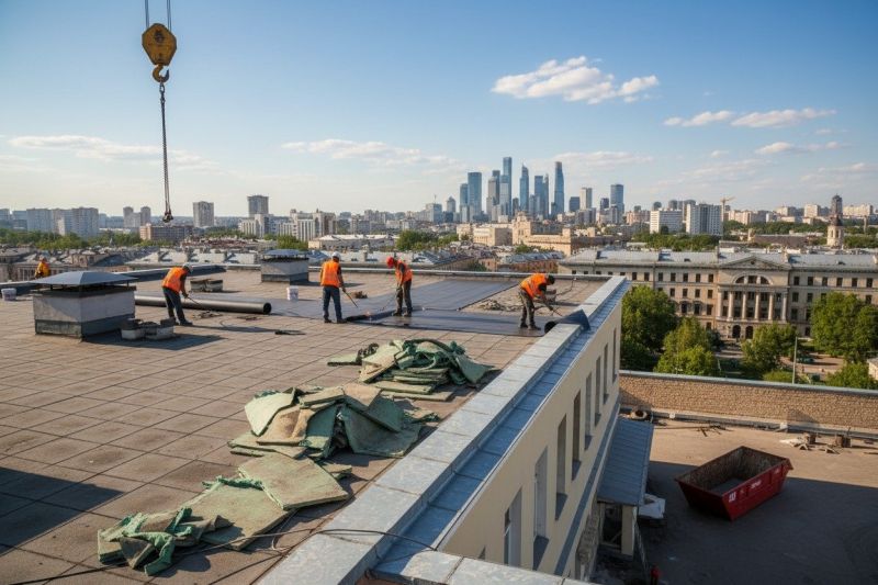 Flat Roof Installation detail