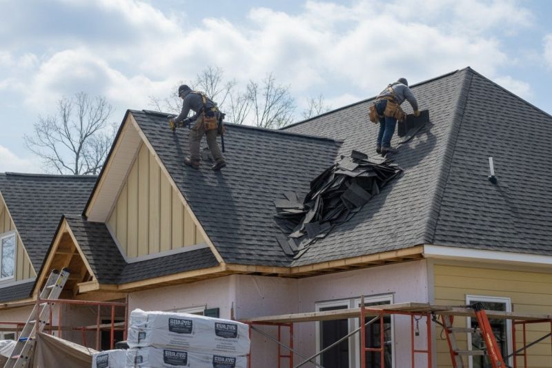 House Roof Installation detail