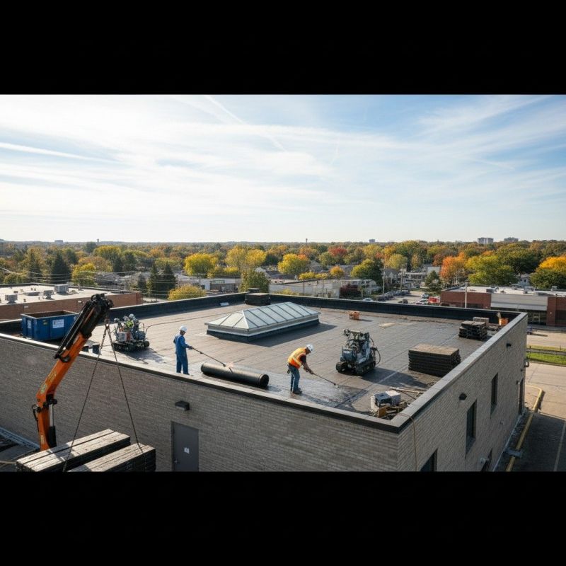 Industrial Roof Replacement detail
