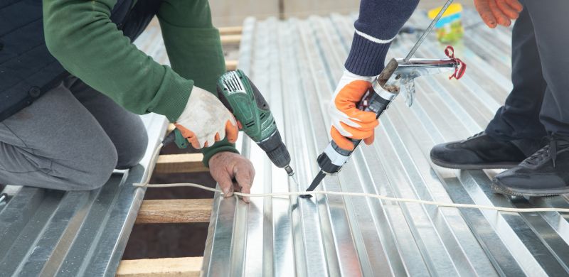 Metal Roof Repair detail
