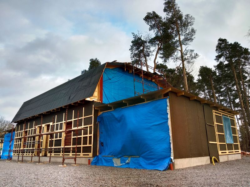 Pole Barn Roof Repair detail