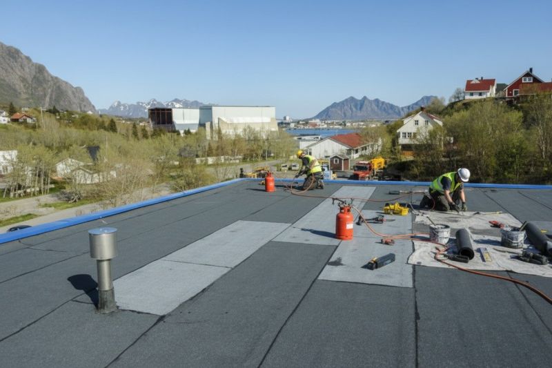 Single Ply Roof Replacement detail