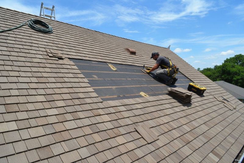 Wood Shake Roof Repair detail